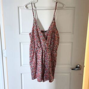 Shein Floral Romper NWOT